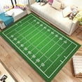 thumbnail image 1 of Rugby American Football Field Area Rug Carpet Rug for Living Room Bedroom Sofa Doormat ration kids Play Non-slip Floor Mat, 1 of 5