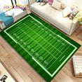thumbnail image 1 of Rugby American Football Field Area Rug Carpet Rug for Living Room Bedroom Sofa Doormat ration kids Play Non-slip Floor Mat, 1 of 5