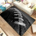 thumbnail image 1 of Rugby American Football Field Area Rug Carpet Rug for Living Room Bedroom Sofa Doormat ration kids Play Non-slip Floor Mat, 1 of 5