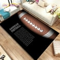 thumbnail image 1 of Rugby American Football Field Area Rug Carpet Rug for Living Room Bedroom Sofa Doormat ration kids Play Non-slip Floor Mat, 1 of 5