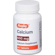 Rugby Calcium 600 Mg Tablets To Reduce Risk Of Osteoporosis 60 ea