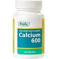 thumbnail image 1 of Rugby Calcium 600 Mg Tablets To Reduce Risk Of Osteoporosis 60 ea, 1 of 2
