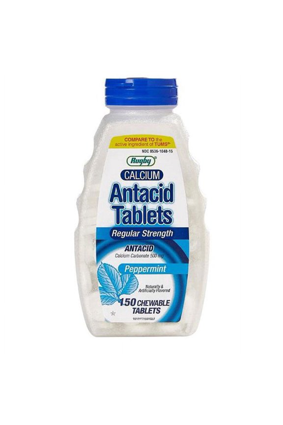 Calcium Regular Strength Antacid Tablets Mint 150 ct. (Pack of 2)
