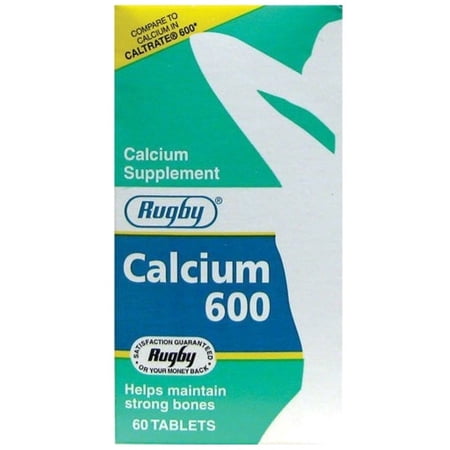 Rugby Calcium Tablets to Reduce Risk Of Osteoporosis, 60 Count
