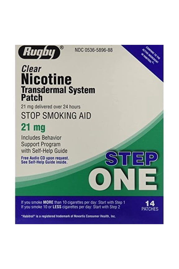 Clear None Transdermal System Patch, 21 mg, 14 Count