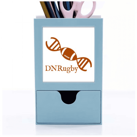 Rugby Combination Double Helix Desk Supplies Organizer Pen Holder Card