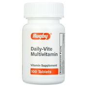 Rugby Daily-Vite Multivitamin Vitamin Supplement - 100 Tablets