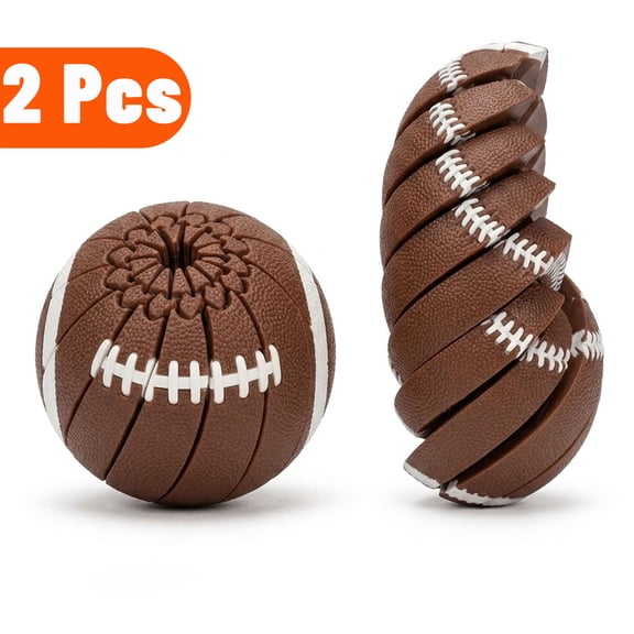 Rugby Fidget Ball,3D Printed Twist And Turn Stress Relief Desk Fidget,Relieve Anxiety Sensory Puzzle,Fidget Ball,Interactive Fidget Balls,Baseball Fidget,Sensory Fidget Shapes,3-D Printed Fidgets