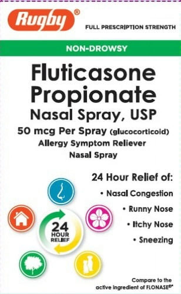 Rugby Fluticasone Propionate Nasal Spray, USP, 9.9mL