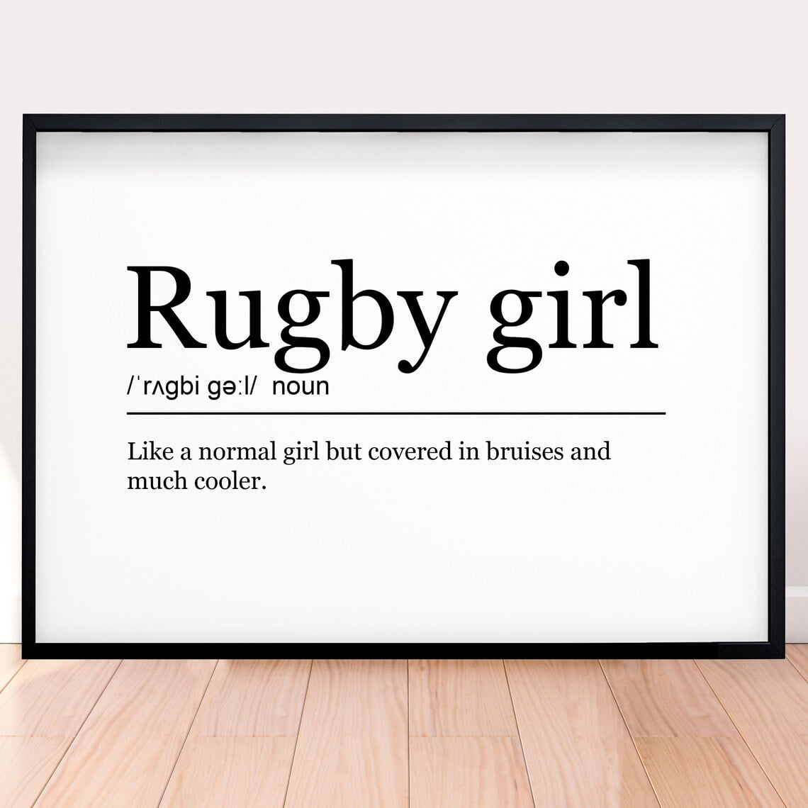 Weekly Layout Horizontal Rugby Girl Definition Minimalist Present Horizontal Landscape Layout ...