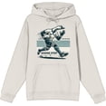 thumbnail image 1 of Rugby Goose Step Adult Blue Long Sleeve Hoodie-Medium, 1 of 1