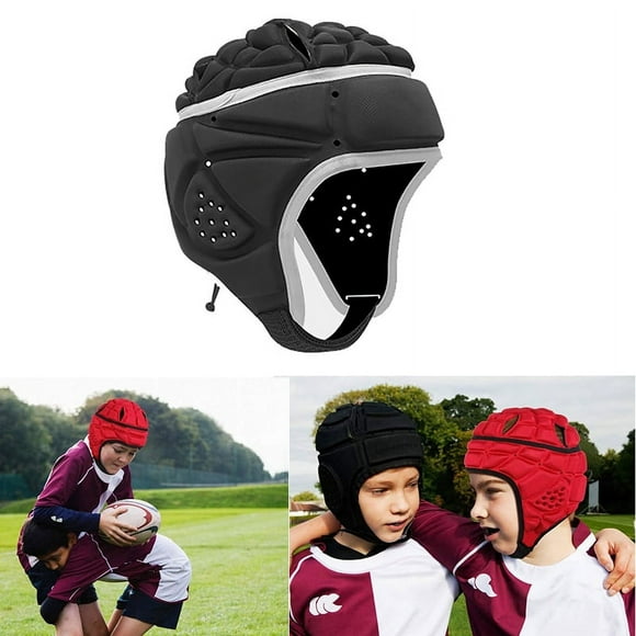 Rugby Helmet Headgear Headgear for Soccer Cap Head Protector Soft Protective Helmet for Kids Youth Baby Football Visor