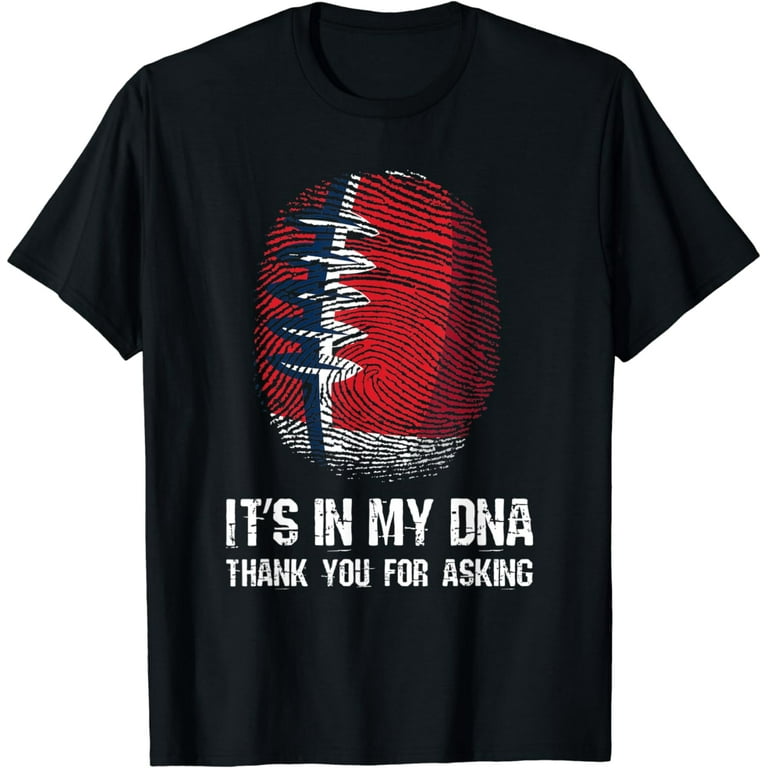 Rugby, It's In My DNA, Rugby Ball T-shirt with Fingerprint