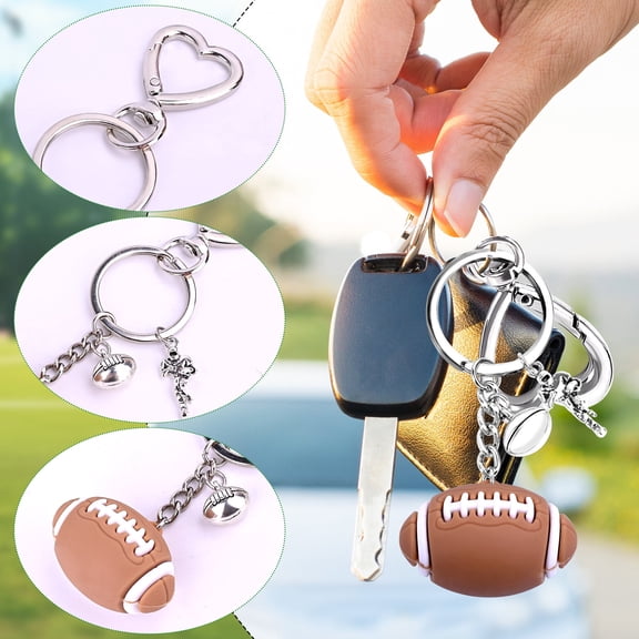 Rugby Keychain for Sports Lovers Rugby Accessories Gift for Fans Decorations Keychain for Men and Women