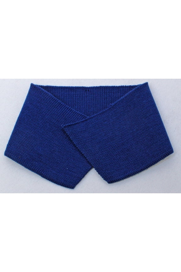 Rugby Knit Shirt Cuff - Royal Blue 2.5" x 10" Self-Finished Hemmed Ribbed Trim (M515.12)