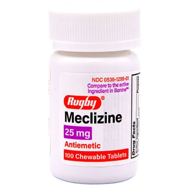 cost of meclizine