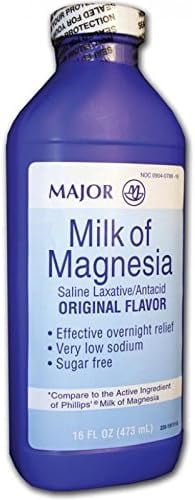 Rugby Milk Of Magnesia Magnesium Hydroxide-8% White 473Ml Upc 305362470851