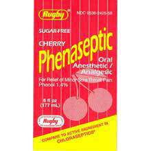 Rugby Phenaseptic Phenol-1% Throat Spray, Red, 6 Oz.