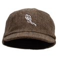 thumbnail image 1 of Rugby Player Running Wool Fashion Fitted Engineer Cap - Brown OSFM, 1 of 5