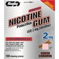 Rugby Polacrilex 2mg Nicotine Gum Smoking and Vaping Quitting Aid