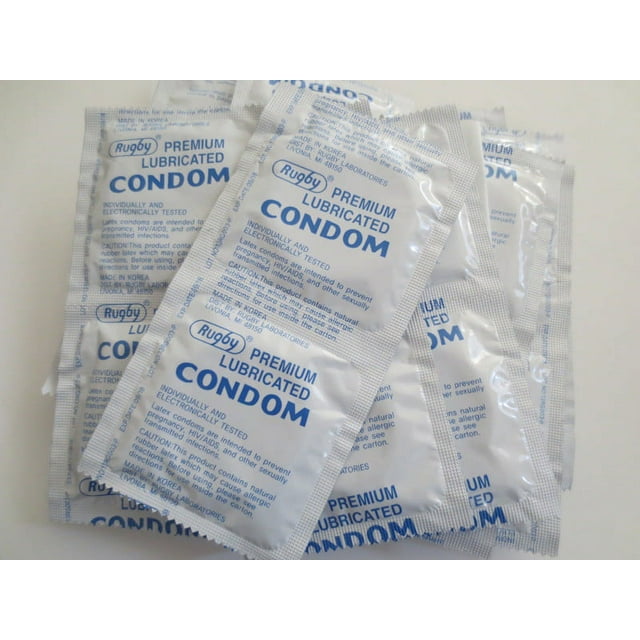 Rugby Premium Lubricated Latex Condoms, 12 Count