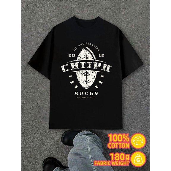 Rugby Pride Tee men's black 180G 100% Cotton Perfect for exercise Original Unisex Shirt Cotton tshirts Fashion Unisex Shirt Graphic Tee tshirts Basic Unisex Shirt Printed tshirts