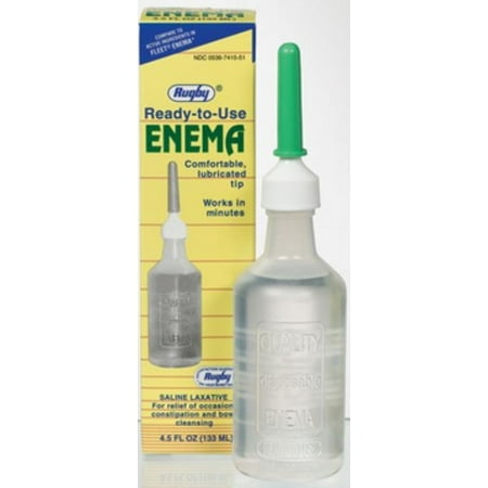 Rugby Ready-to-Use Disposable Enema, 4.5 Oz.
