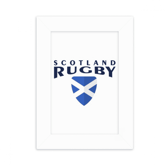 Rugby Scotland Run Art Deco Fashion Desktop Photo Frame Picture Display Decoration Art Painting