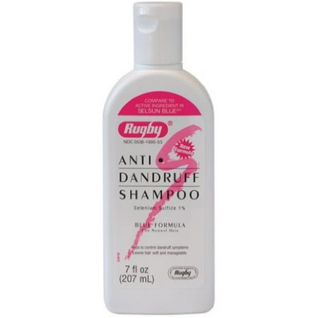 Rugby Selenium Sulfide Anti-Dandruff Shampoo 7 oz (Pack of 6)