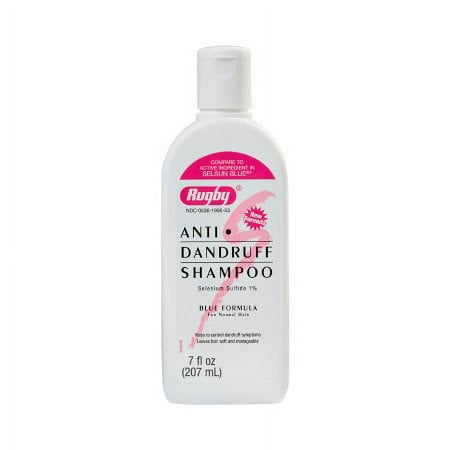 Rugby Selenium Sulfide Anti-Dandruff Shampoo 7 oz (Pack of 9)