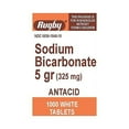 thumbnail image 1 of Rugby Sodium Bicarbonate 5 grains (325MG) Tablets Relieve Heartburn, Antacid - 1000 ea, 1 of 2