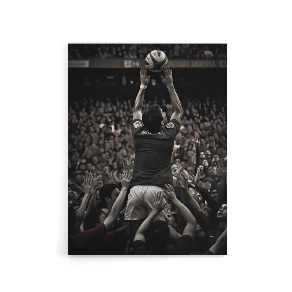 Rugby Sport Lineout Catch Canvas Wall Art Print 24X32"