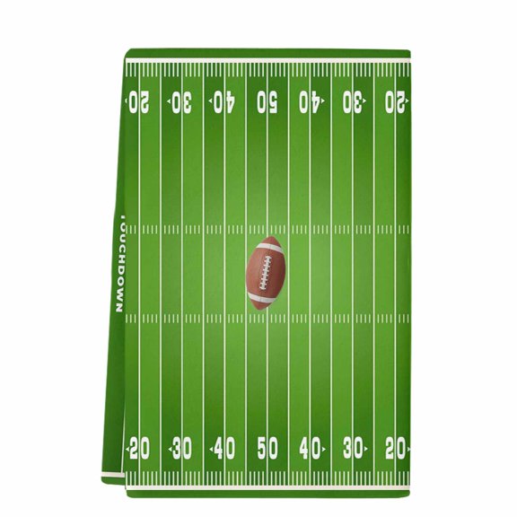 Rugby Sport Microfiber Kitchen Towel, American Football Field Stadium Soft Absorbent Dish Towels, Quick Drying Washable Dishcloths for Kitchen Cleaning, Drying Dishes, 18x28 Inches
