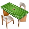 thumbnail image 1 of Rugby Sport Table Cloths for 4 Foot Rectangle Tables, American Football Field Stadium Patio Waterproof Elastic Fitted Tablecloths, Washable Rectangular Table Cover for Camping, 1 of 8