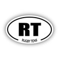 thumbnail image 1 of Rugby Tens RT Oval Bumper Sticker 3M Vinyl Decal 3 in x 5 in, 1 of 3