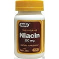 thumbnail image 1 of Rugby Timed Release Niacin Dietary Supplement Tablets, 500 mg, 100 Count, 1 of 2