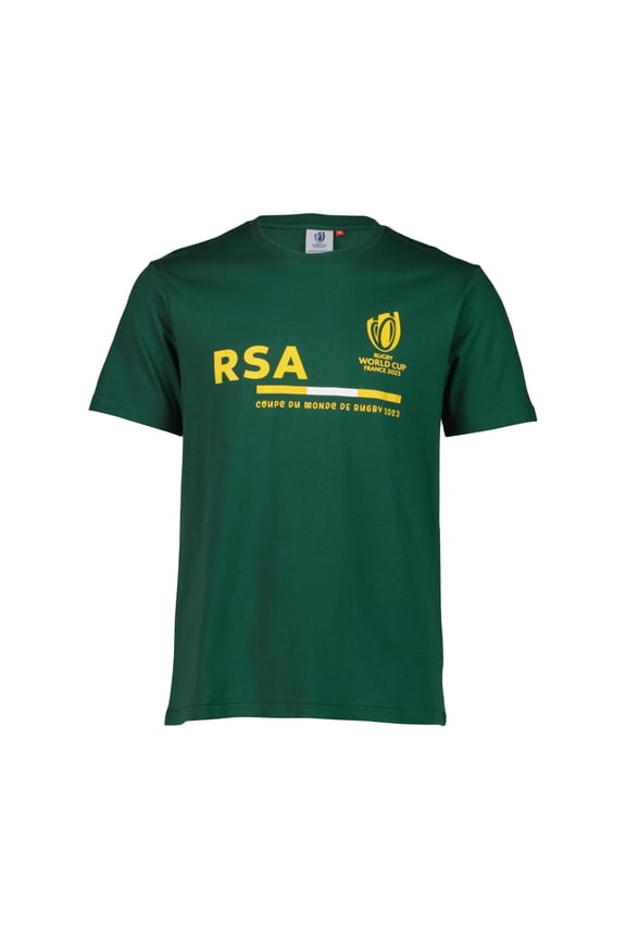 Rugby World Cup 2023 South Africa Supporter T-shirt - Bottle Green