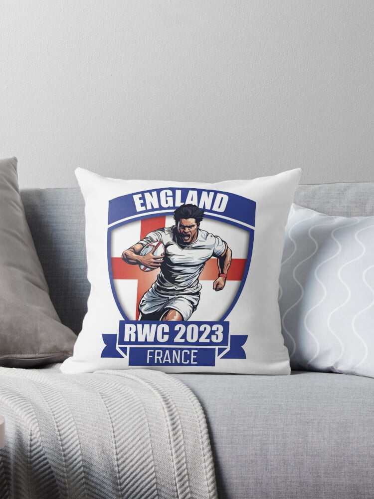 Rugby World Cup France 2023 RWC England Throw Pillow Covers Cases