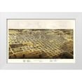 thumbnail image 1 of Ruger 14x10 White Modern Wood Framed Museum Art Print Titled - Springfield Illinois - Ruger 1867, 1 of 4