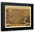 thumbnail image 1 of Ruger 14x12 Black Modern Framed Museum Art Print Titled - Pontiac Illinois - Ruger 1869, 1 of 5