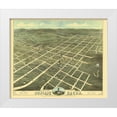 thumbnail image 1 of Ruger 14x12 White Modern Wood Framed Museum Art Print Titled - Bowling Green Kentucky - Ruger 1871, 1 of 4
