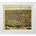 thumbnail image 1 of Ruger 17x15 White Modern Wood Framed Museum Art Print Titled - Mount Vernon Ohio - Ruger 1870, 1 of 4