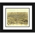 thumbnail image 1 of Ruger 18x15 Black Ornate Wood Framed with Double Matting Museum Art Print Titled - Newton Iowa - Ruger 1868, 1 of 4