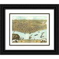 thumbnail image 1 of Ruger 18x15 Black Ornate Wood Framed with Double Matting Museum Art Print Titled - Rock Island Illinois - Ruger 1869, 1 of 4