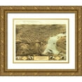 thumbnail image 1 of Ruger 18x15 Gold Ornate Wood Framed with Double Matting Museum Art Print Titled - Saint Joseph Missouri - Ruger 1868, 1 of 4