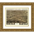 thumbnail image 1 of Ruger 24x20 Gold Ornate Wood Framed with Double Matting Museum Art Print Titled - Palmyra Missouri - Ruger 1869, 1 of 4