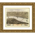 thumbnail image 1 of Ruger 32x26 Gold Ornate Wood Framed with Double Matting Museum Art Print Titled - Saint Charles Missouri - Ruger 1869, 1 of 4