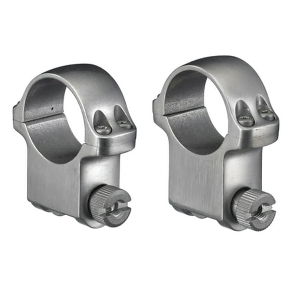 Ruger 90408 Ring Set High 1" Diameter Stainless