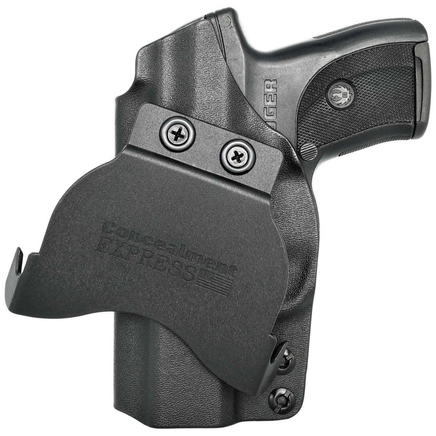 Ruger LC9/LC9s/LC380/EC9s Paddle Holster Black / Right Hand by Rounded Gear
