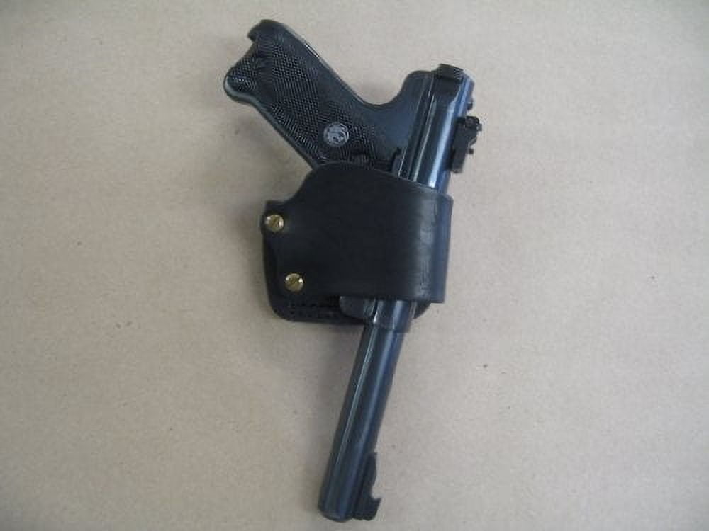 Ruger Mark II, III Leather Belt Slide Holster Black USA